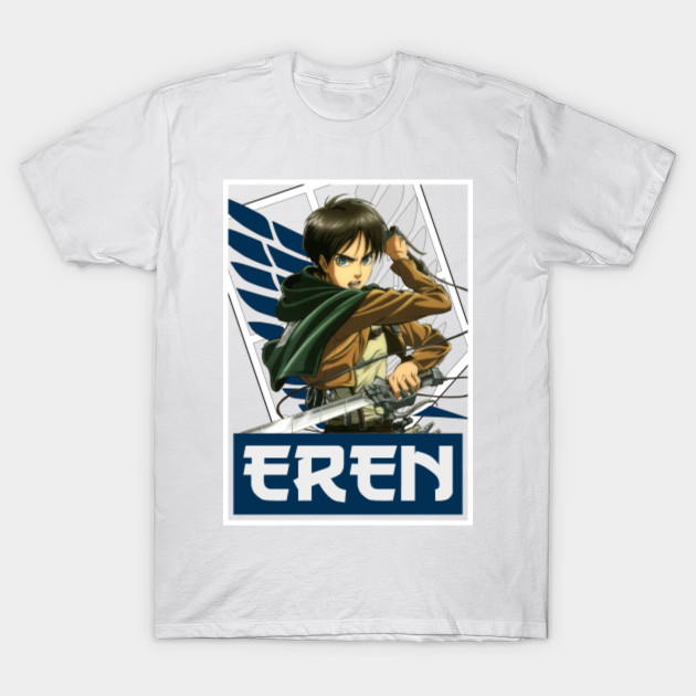 Eren Attack on titan T-Shirt-TOZ